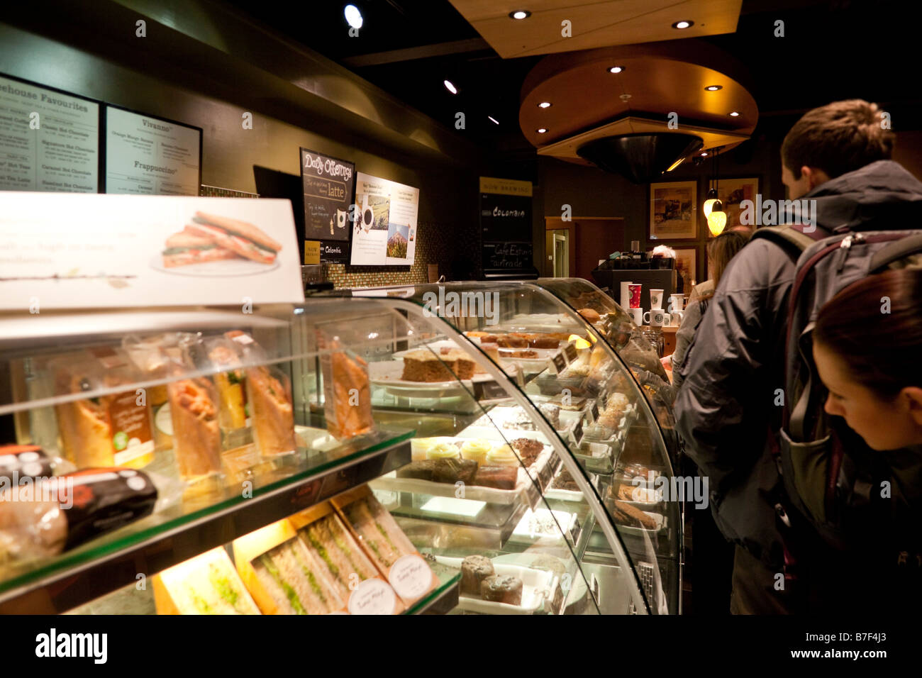 Starbucks cafe, Dundrum Shopping Centre, Dublin, Ireland Stock Photo
