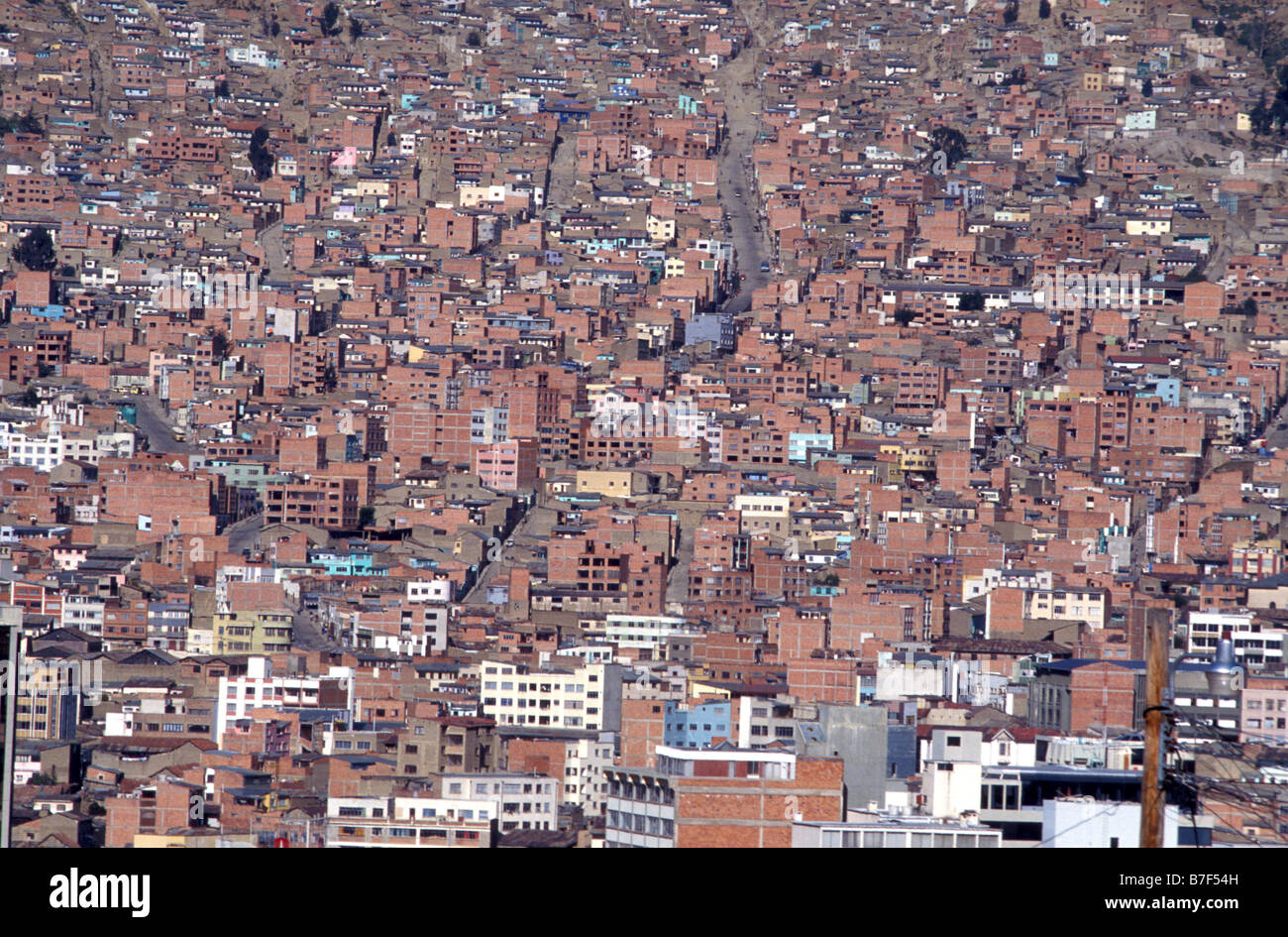 adobe houses la paz bolivia Stock Photo Alamy