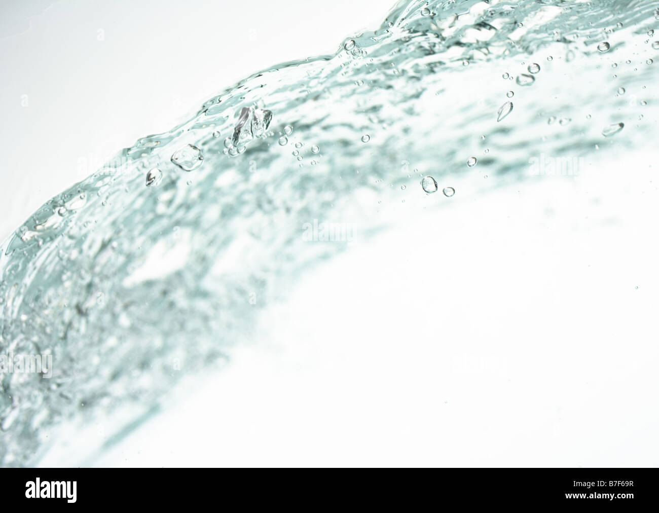 Wave Motion And Water Bubbles Stock Photo Alamy