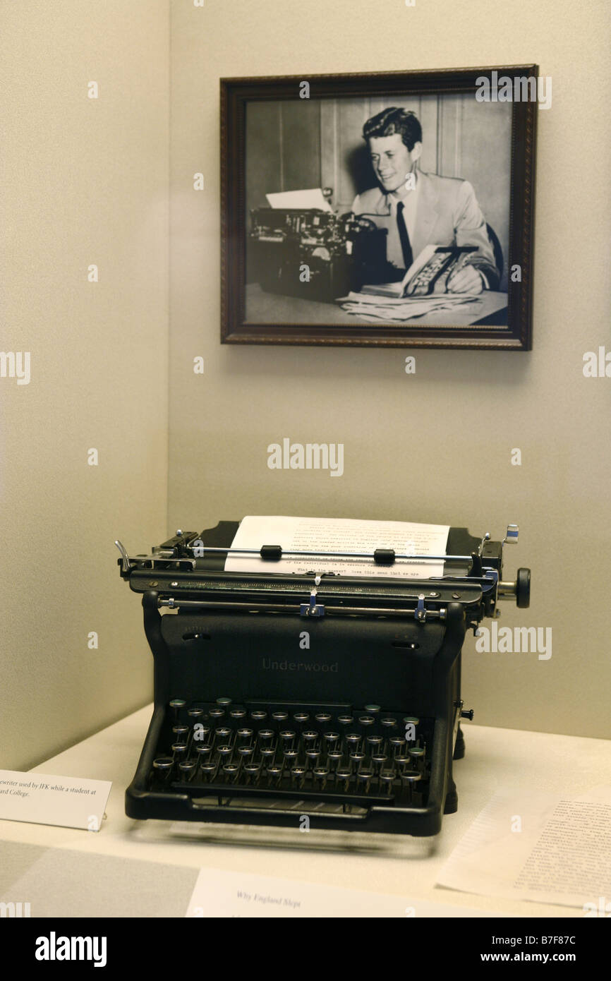 John F. Kennedy Library and Museum, Boston, Massachusetts, USA Stock Photo