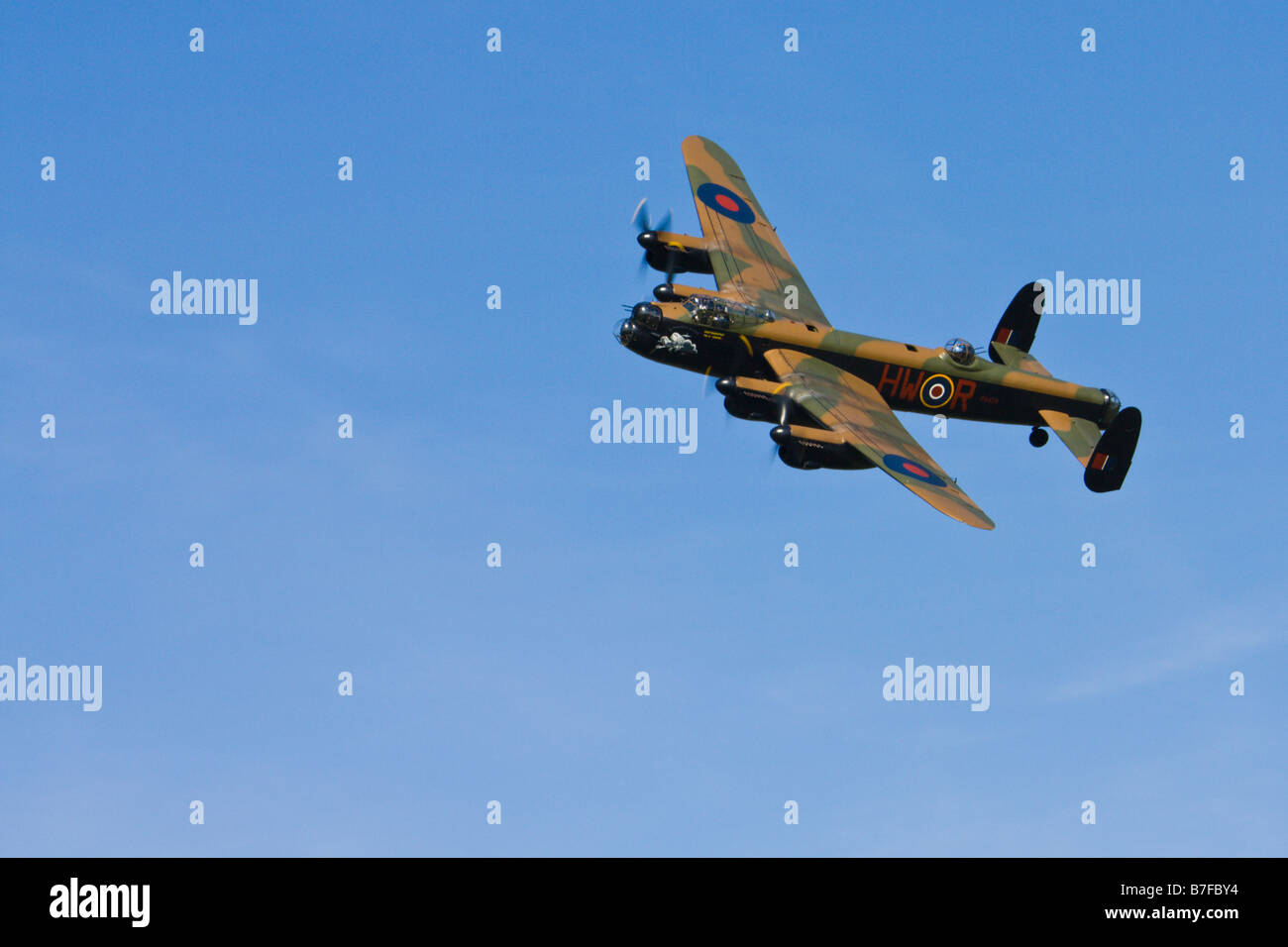 Lancaster Bomber Stock Photo