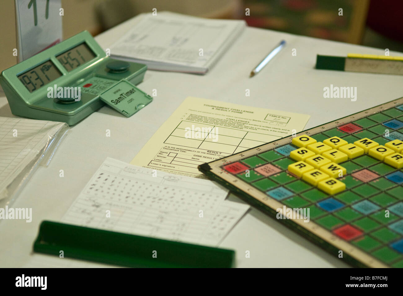 Scrabble Board High Resolution Stock Photography and Images Alamy