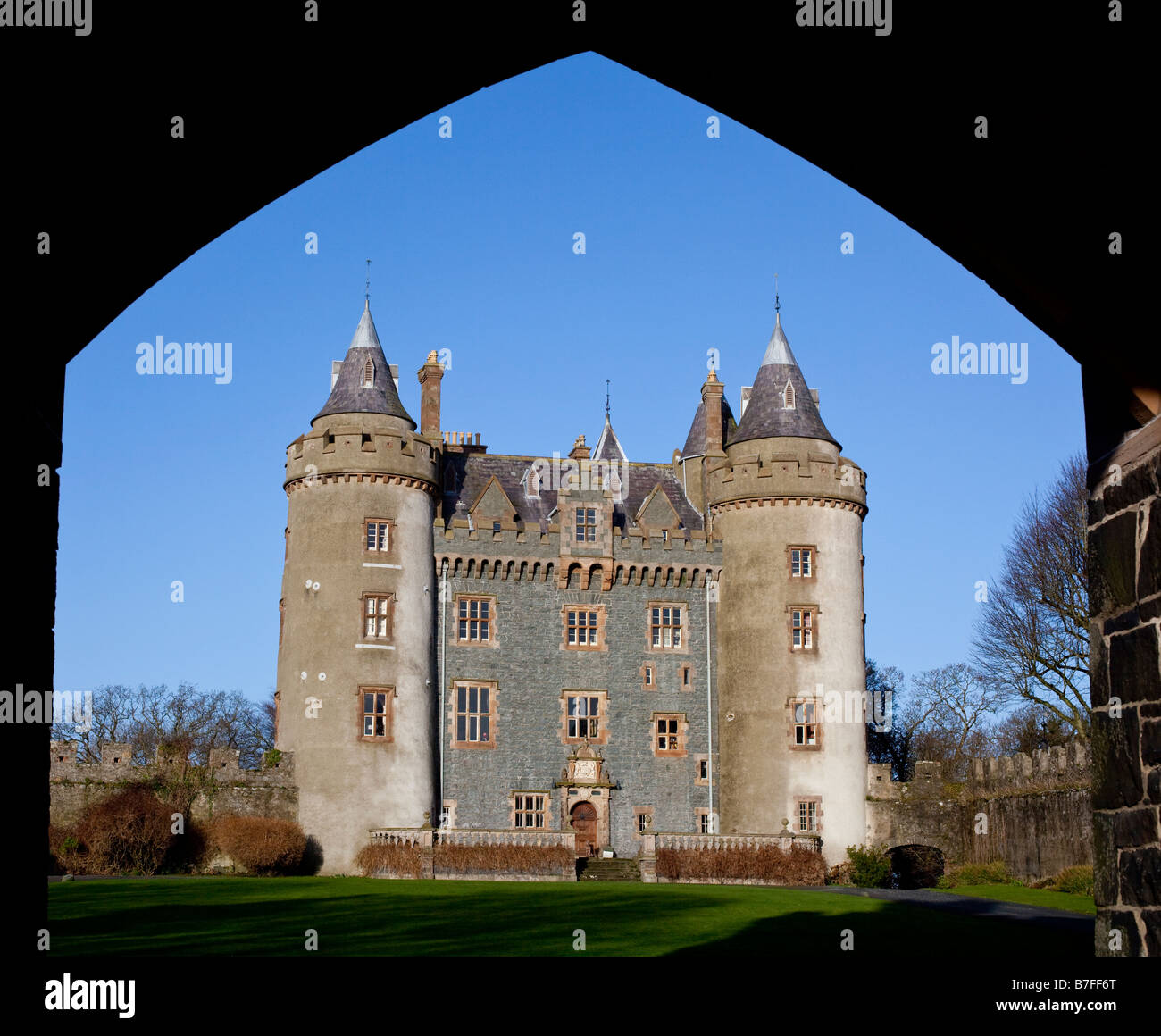 Killyleagh castle, Killyleagh, Co. Down, Northern Ireland, UK, Europe Stock Photo