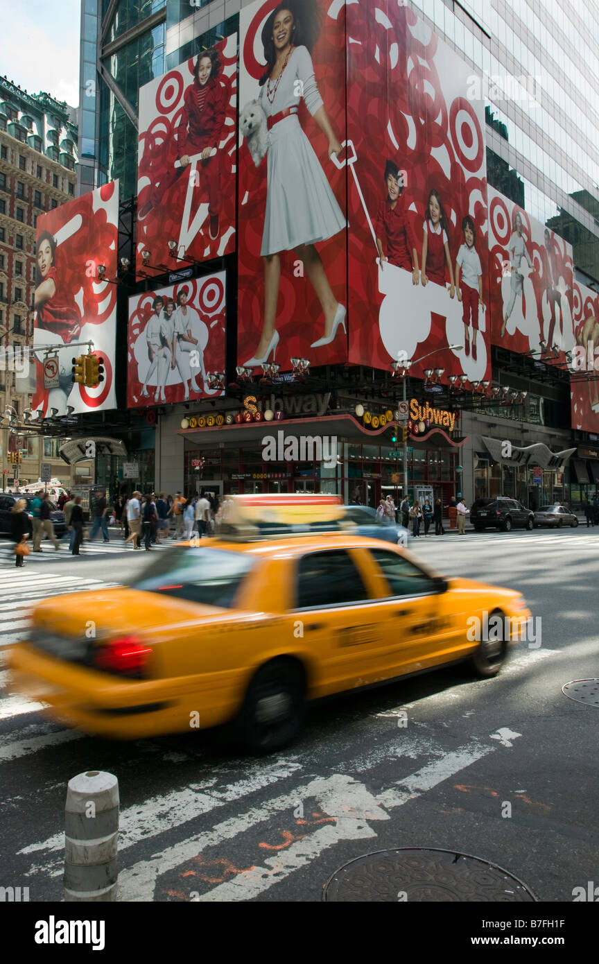 Taxi New York Stock Photo