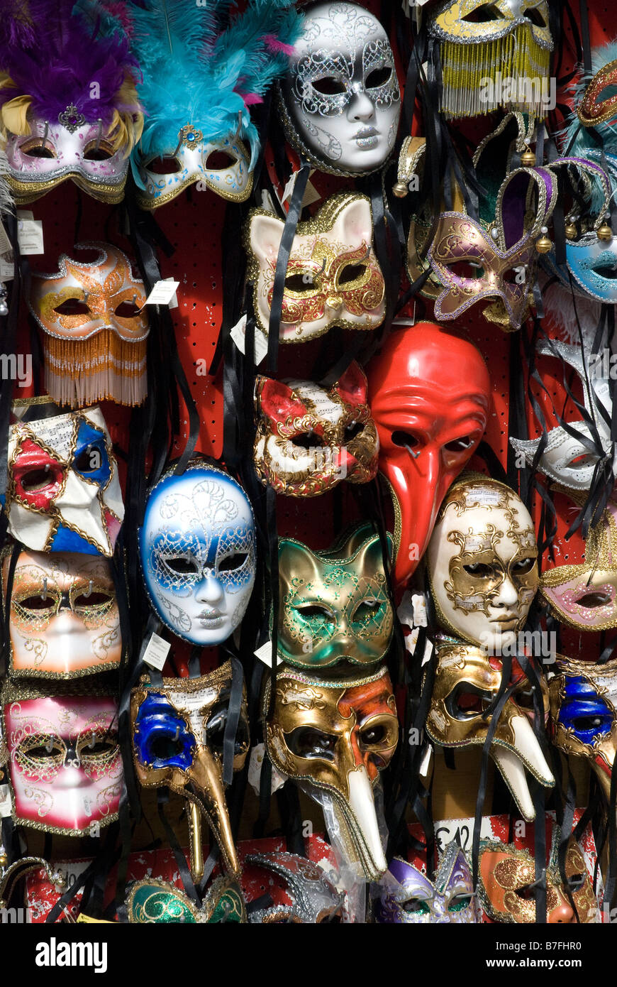 Karnevalsmasken in Venedig Stock Photo