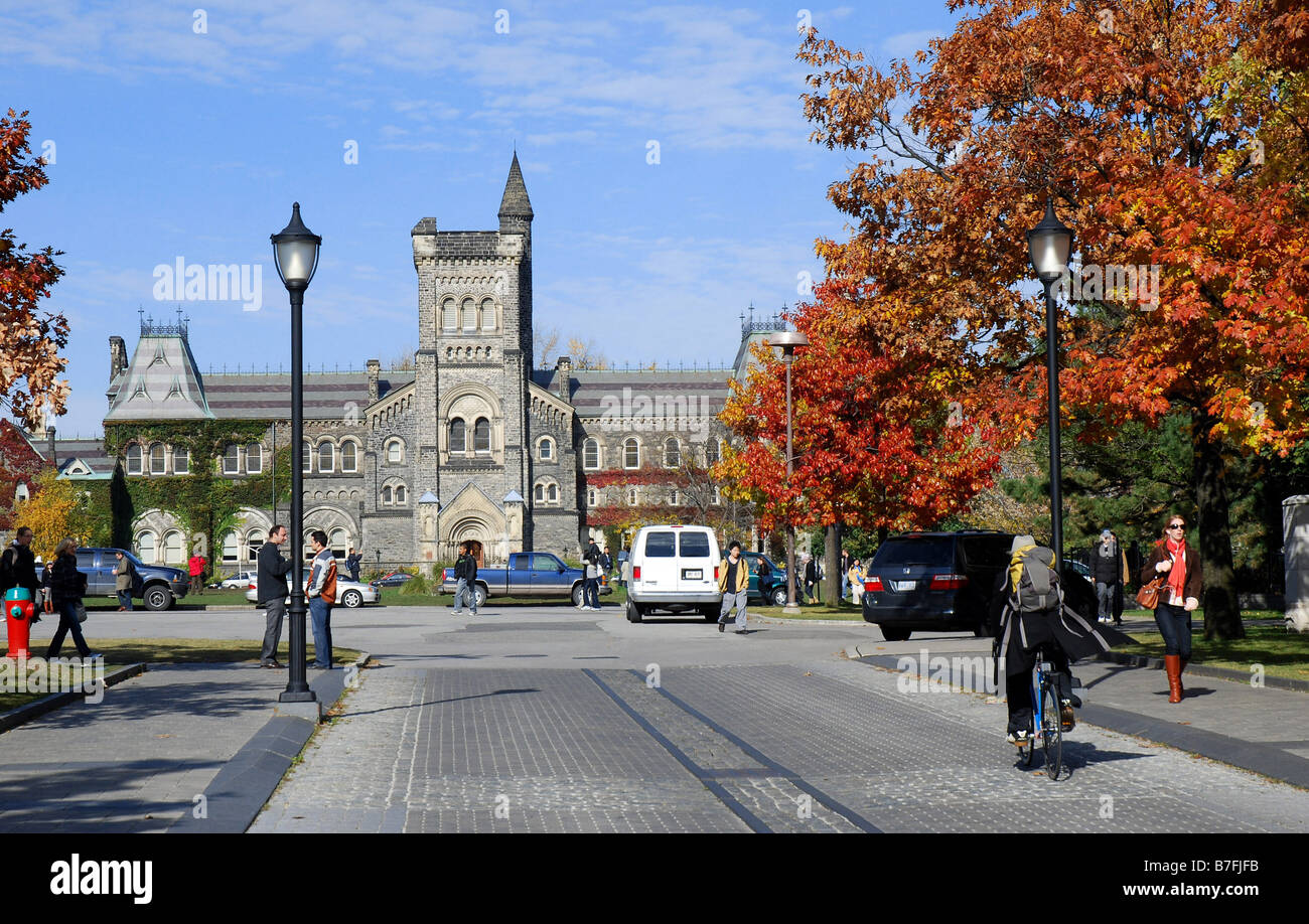 University of Toronto campus in fall Stock Photo Alamy