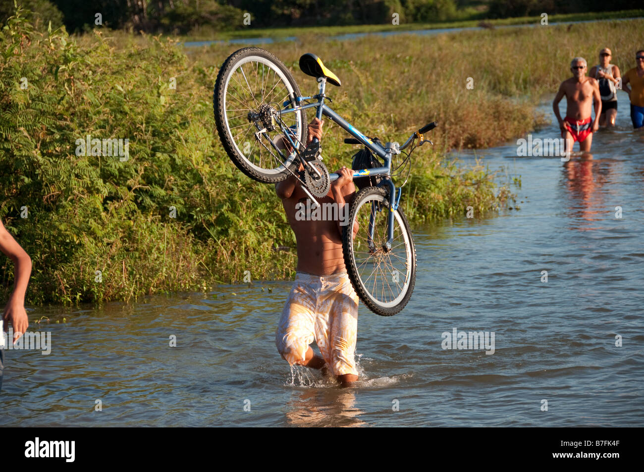walk through bicycles