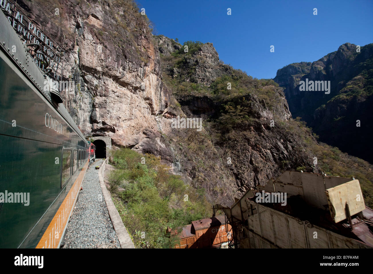 Copper Canyon train trip Chihuahua Mexico Stock Photo Alamy