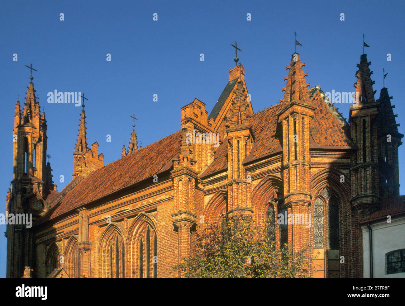 St Anne Church in Vilnius Lithuania Stock Photo