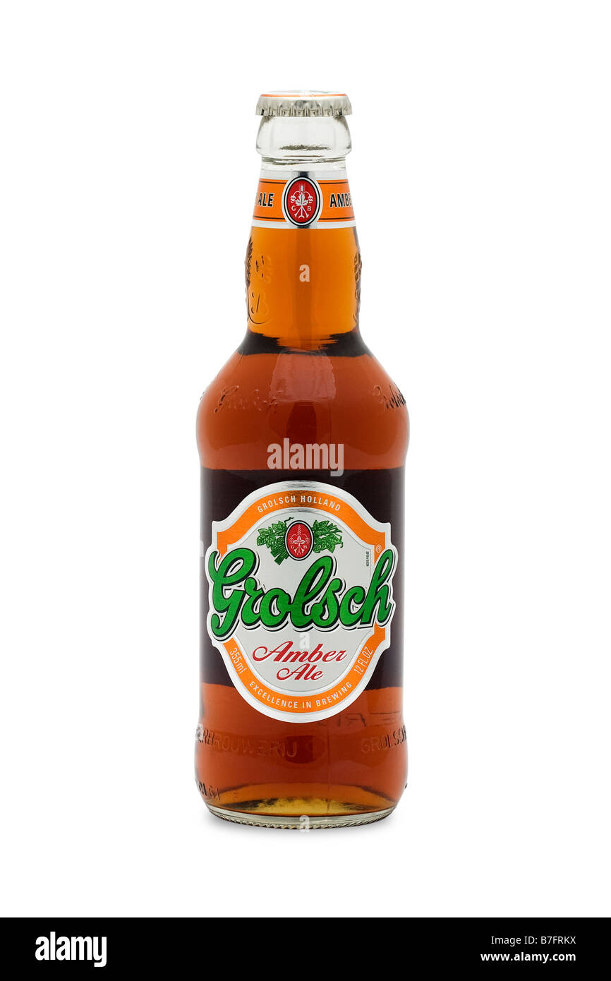 Grolsch Holland beer amber ale color fizzy refresh excellence in