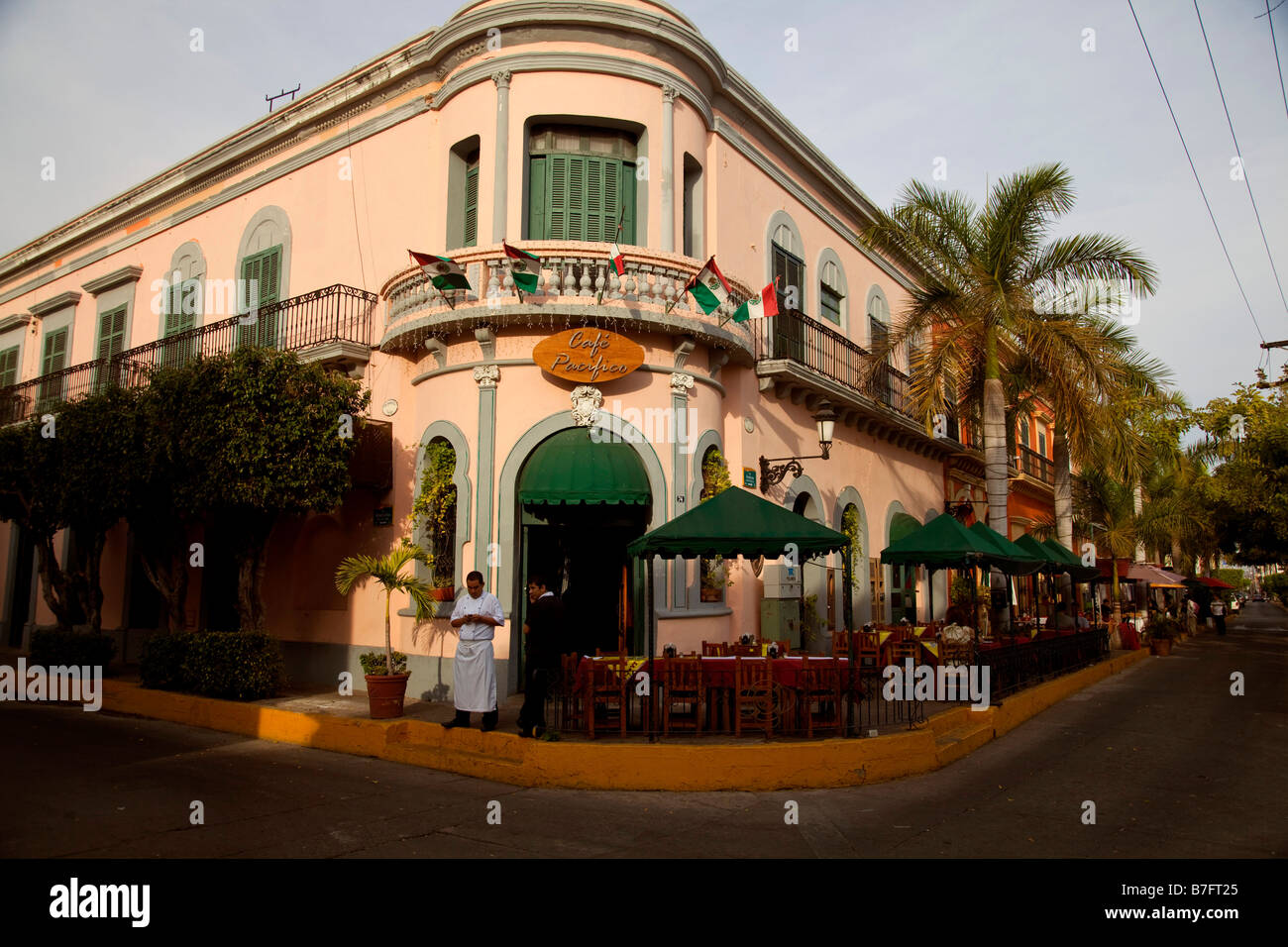 Cafe Pacifico Old Town Mazatlan Sinaloa Mexico Stock Photo Alamy