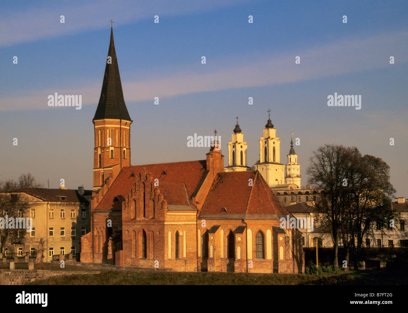 St Virgin Mary Accession to Heaven Church also known as Vytautas Church in Kaunas Lithuania Stock Photo