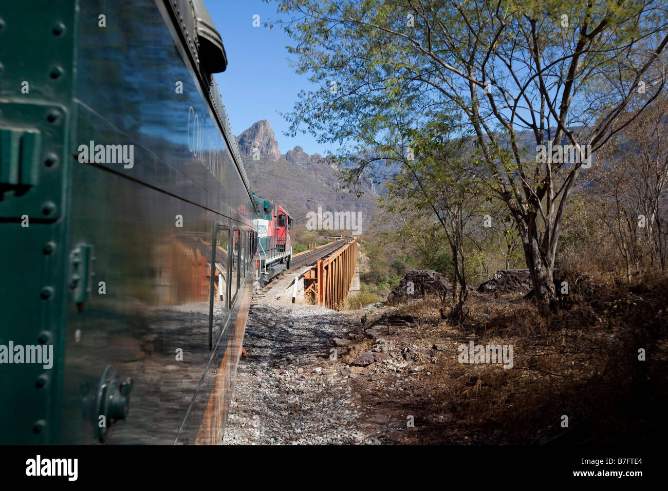 Copper Canyon train trip Chihuahua Mexico Stock Photo Alamy