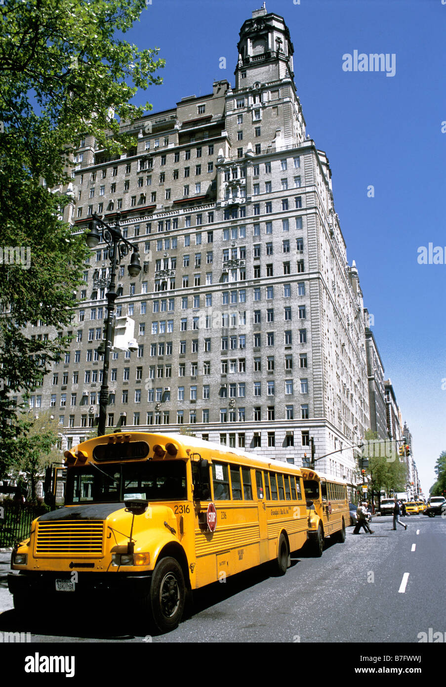 USA New York City New York NYC Central Park West The Beresford Apartment Building Stock Photo