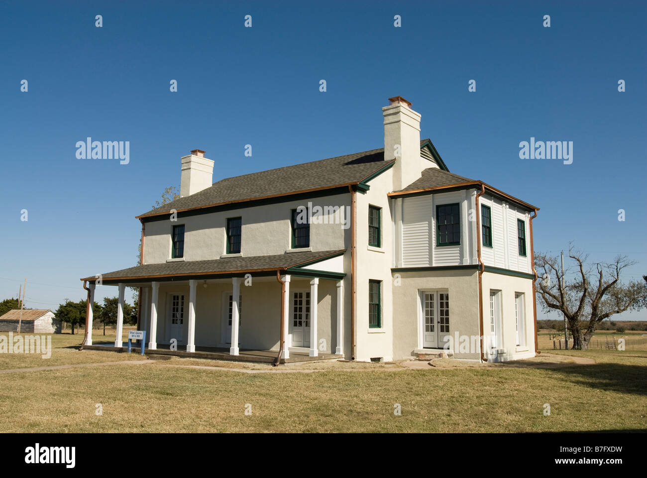 Historic Fort Reno in El Reno, Oklahoma, USA Stock Photo 21863013 Alamy