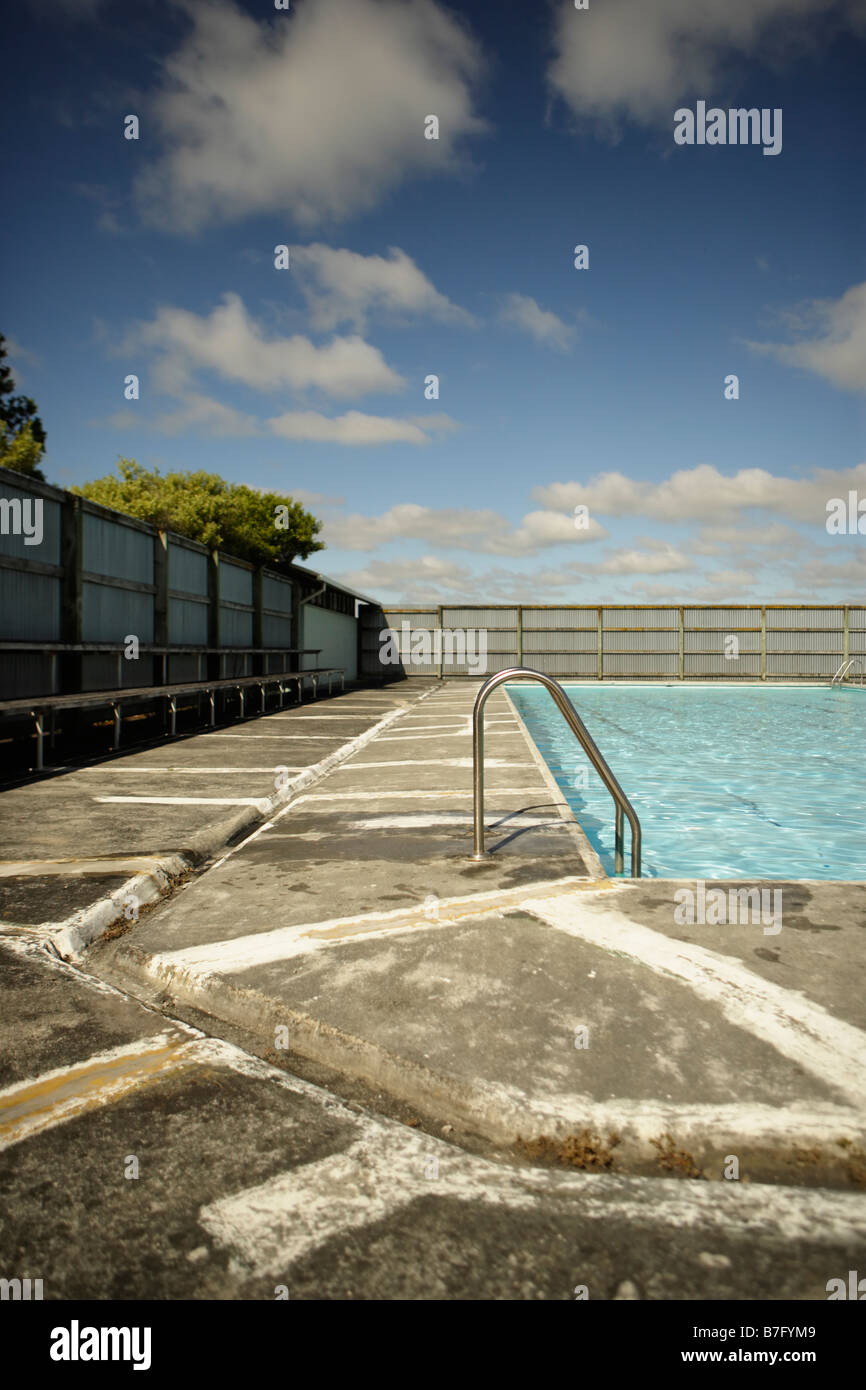 Swimming pool with nobody in it Stock Photo