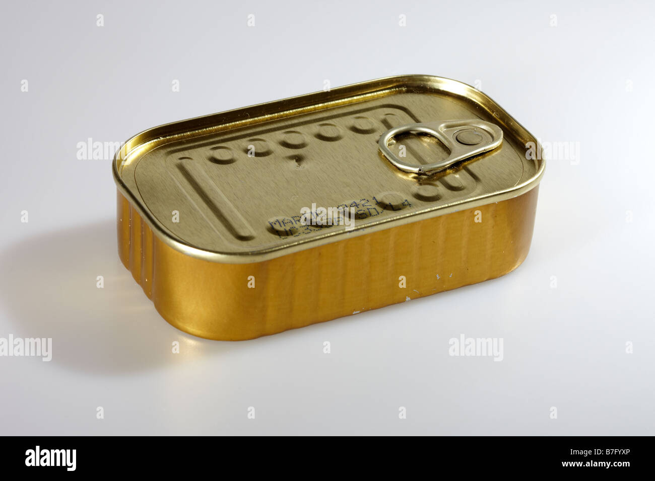 Tin of Sardines Stock Photo - Alamy