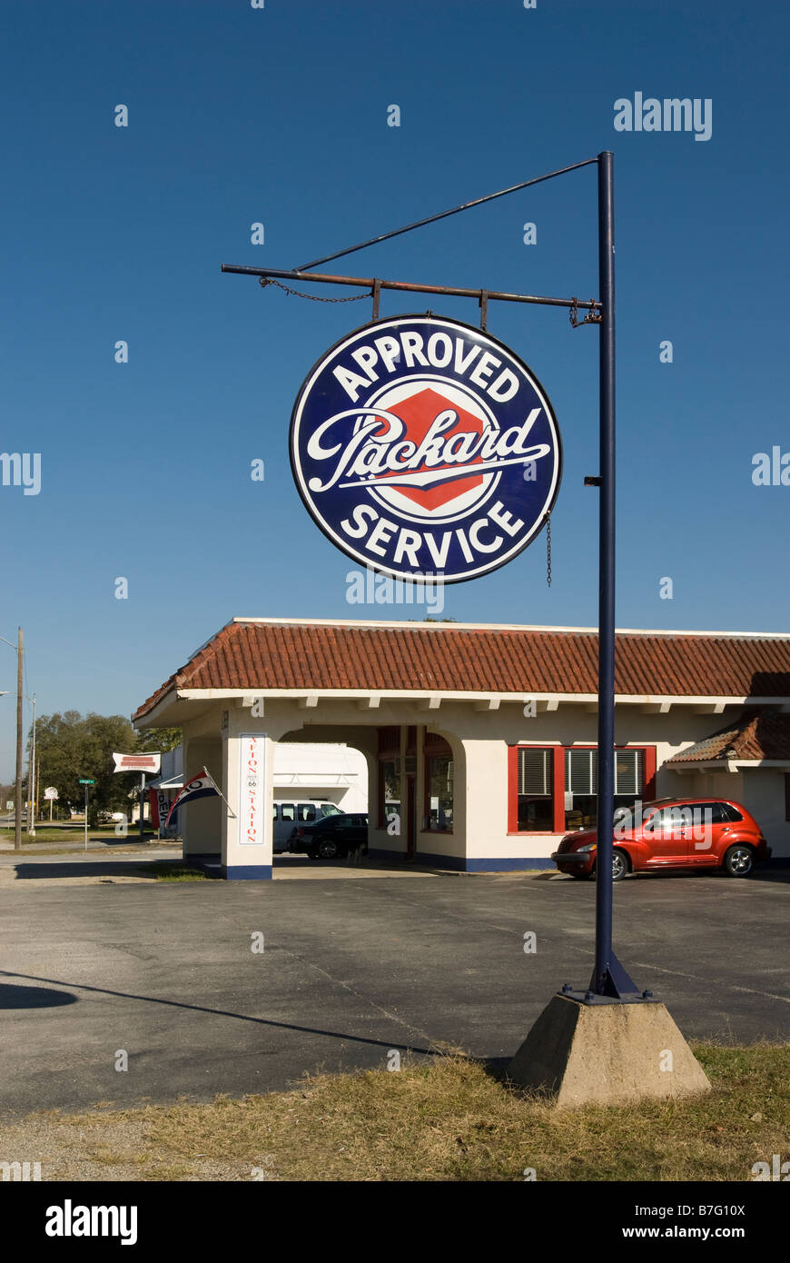 Afton Station on Route 66 in Afton, Oklahoma, USA Stock Photo Alamy