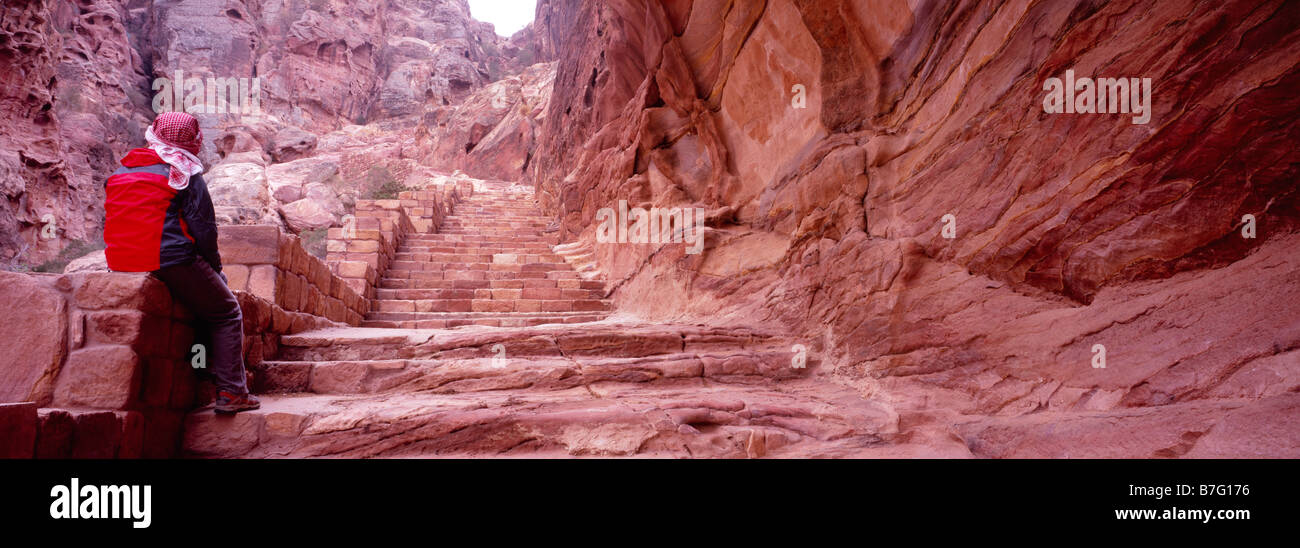 Colourful rocks petra hi-res stock photography and images - Alamy
