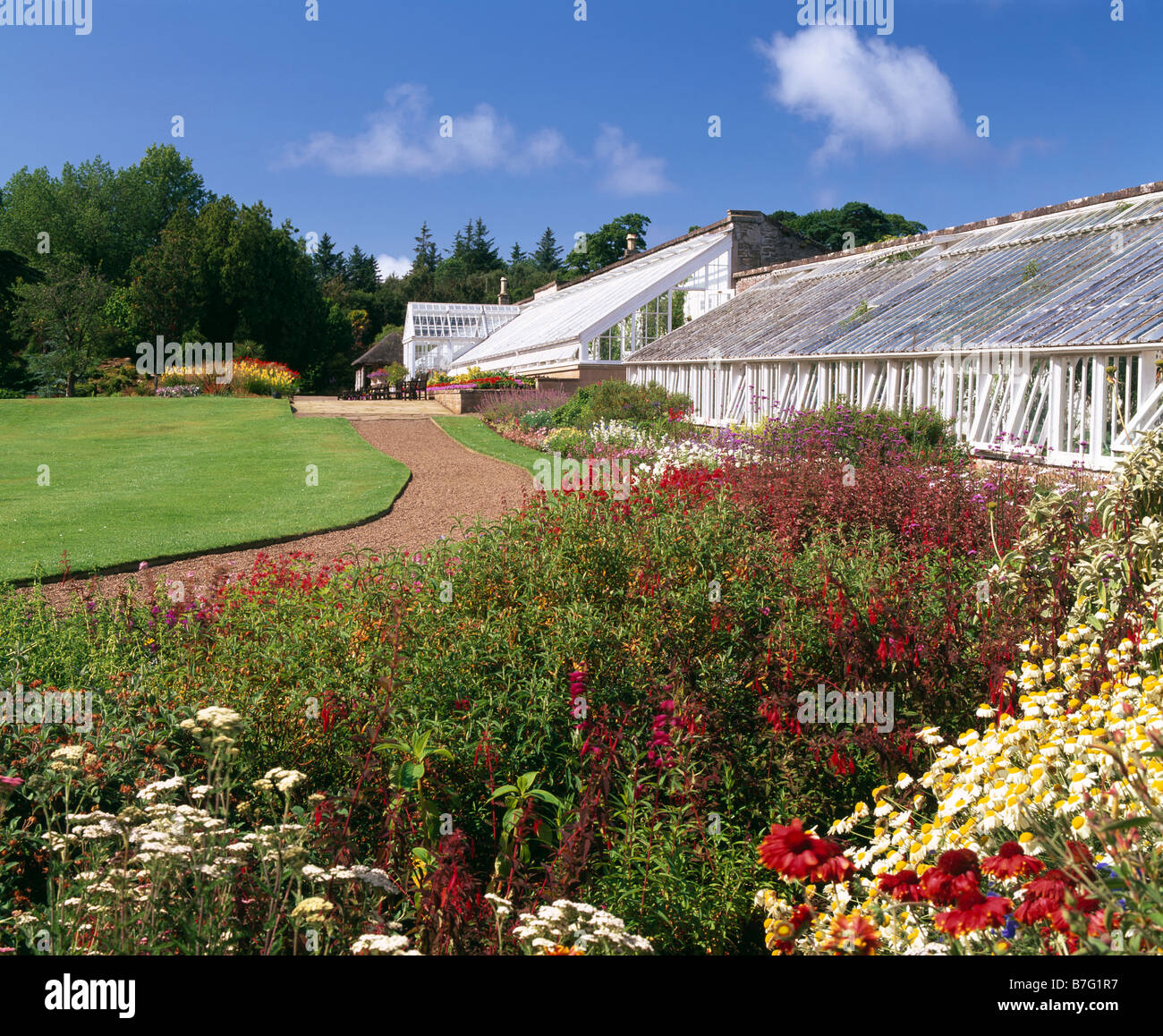 The Vinery greenhouse in Culzean Castle Gardens, South Ayrshire