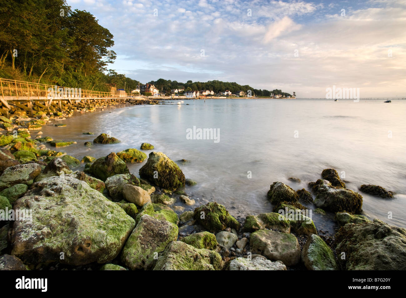Seagrove Bay, Isle of Wight Stock Photo