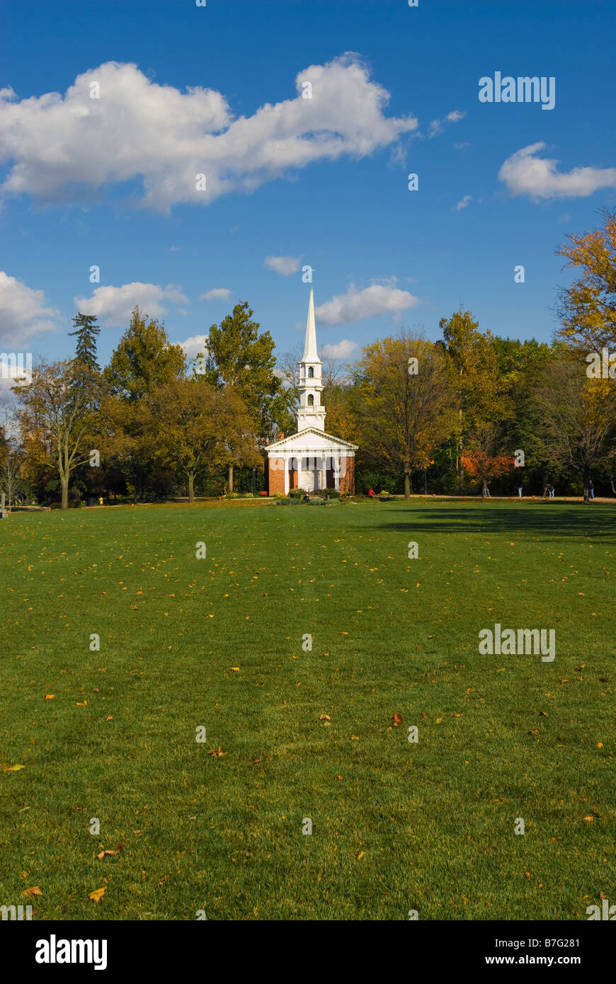 Martha-Mary Chapel at the Henry Ford Museum and Greenfield Village in Dearborn, Michigan, USA. Stock Photo