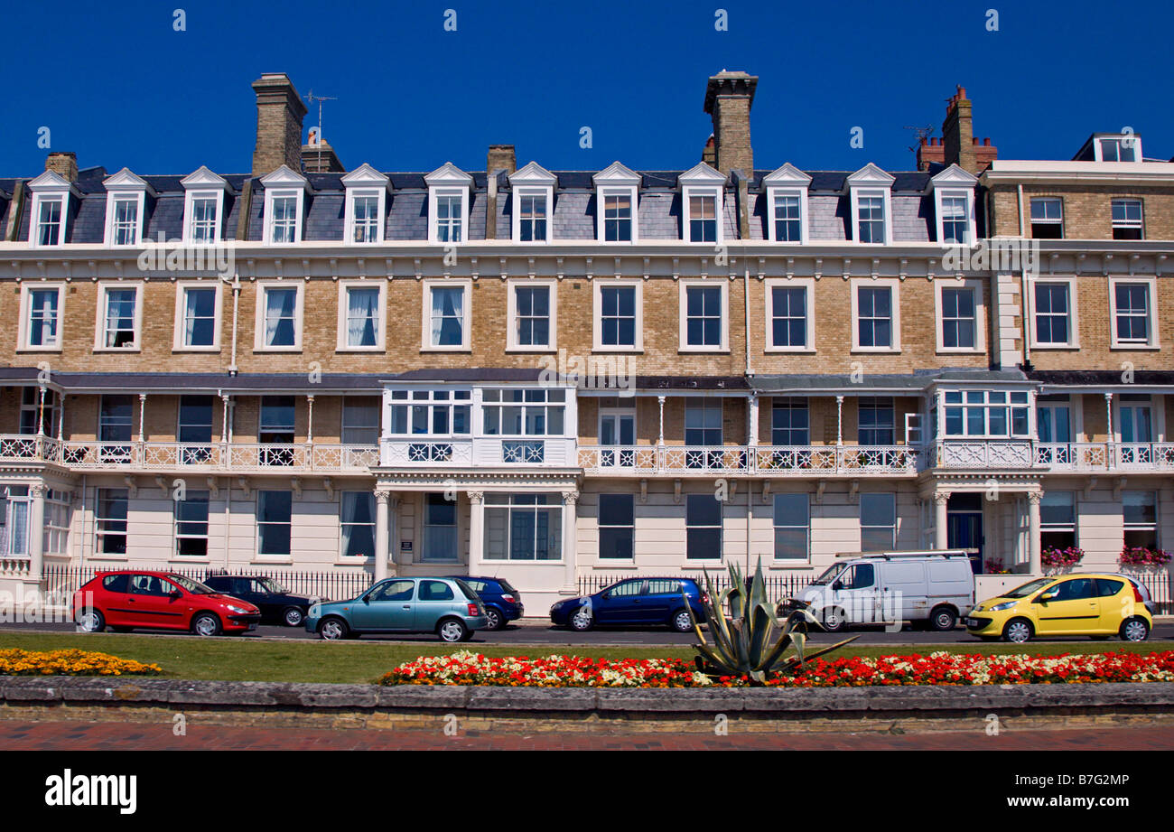 Seafront Terraced Houses at Worthing, West Sussex, England Stock Photo Alamy