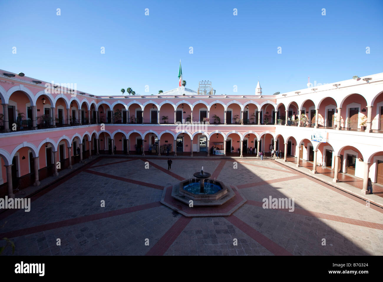 The Municipal Plaza El Fuerte Sinaloa Mexico Stock Photo