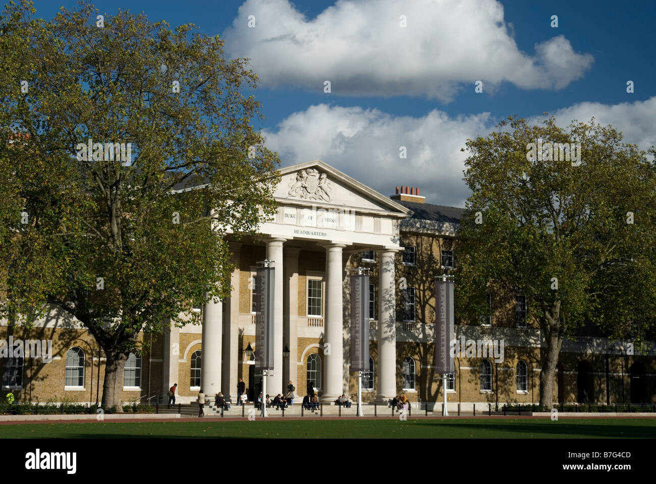 Saatchi Gallery in Duke of York's Headquarters Building , Chelsea , London Stock Photo