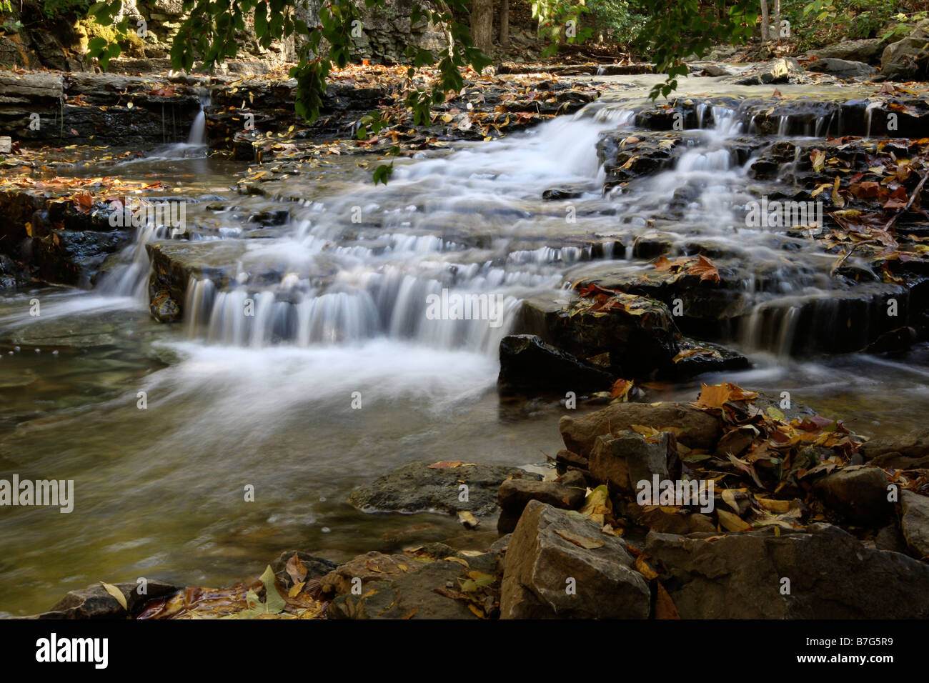 Creek in Dublin Ohio Stock Photo Alamy