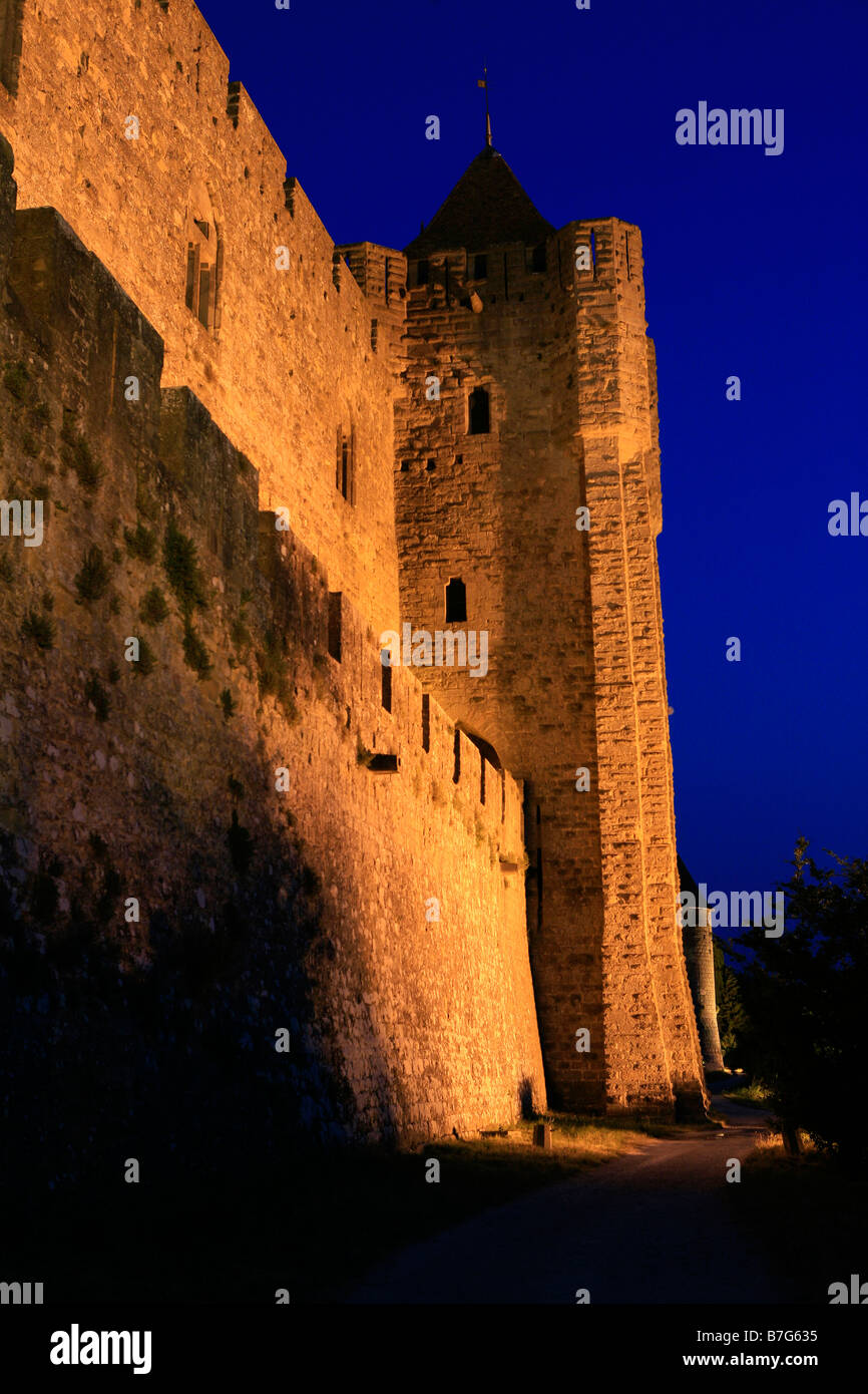 The medieval city of Carcassonne in France Stock Photo - Alamy