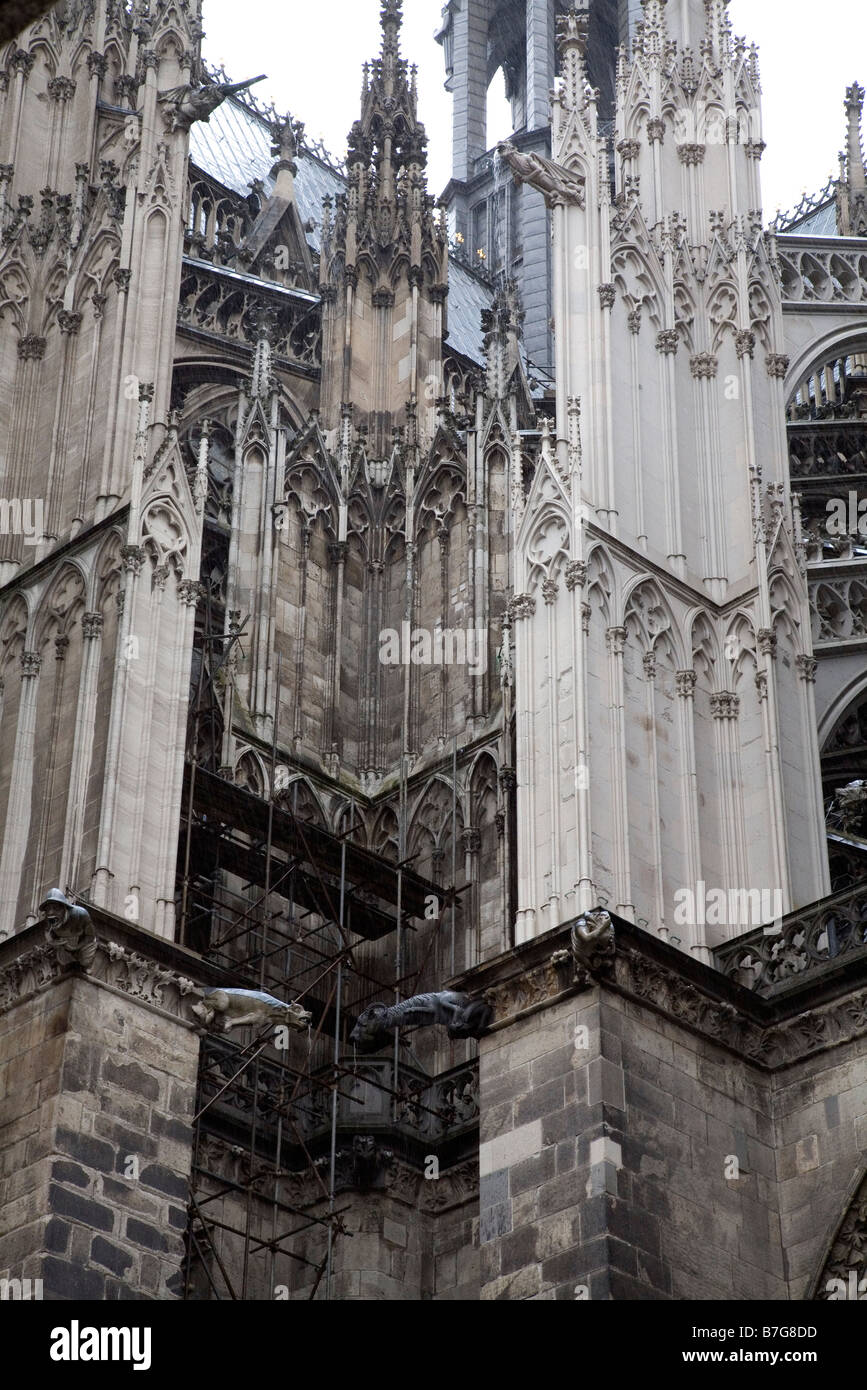 Detail of Cologne Cathedral, Germany Stock Photo