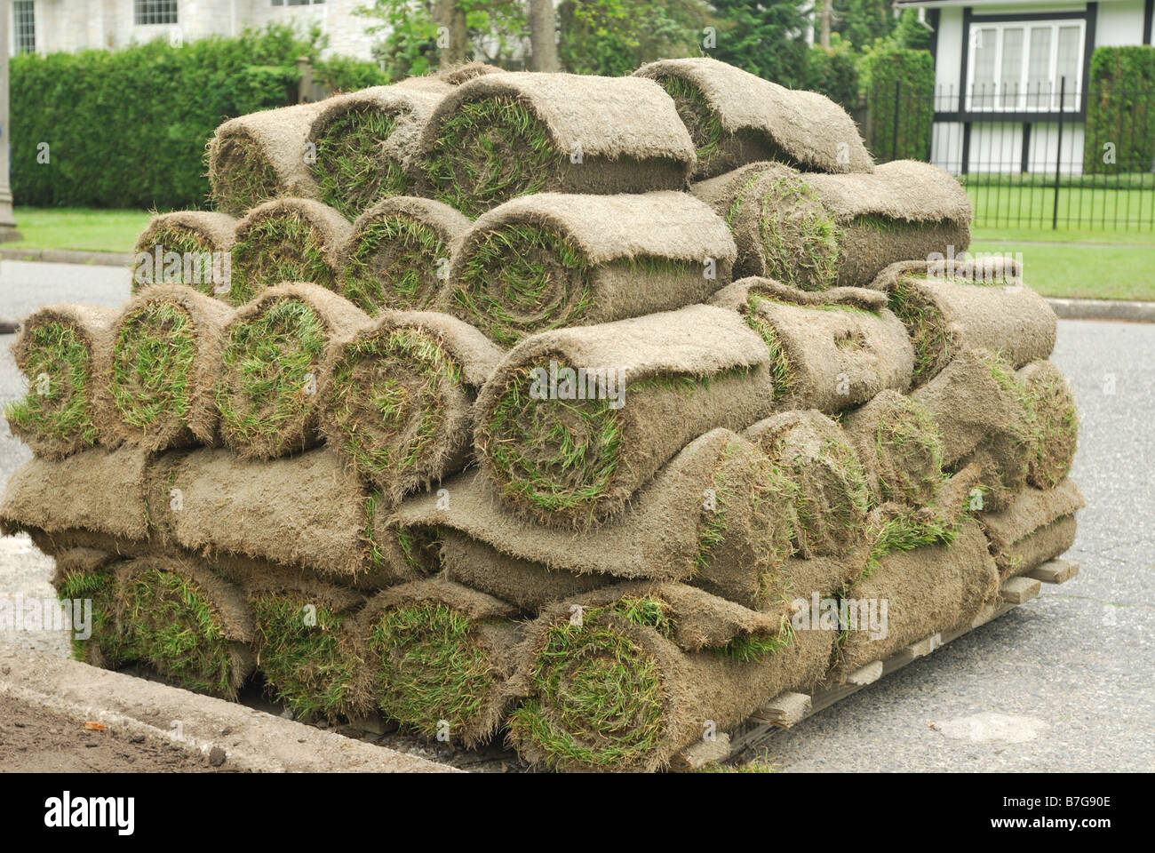 Turf grass rolls hires stock photography and images Alamy
