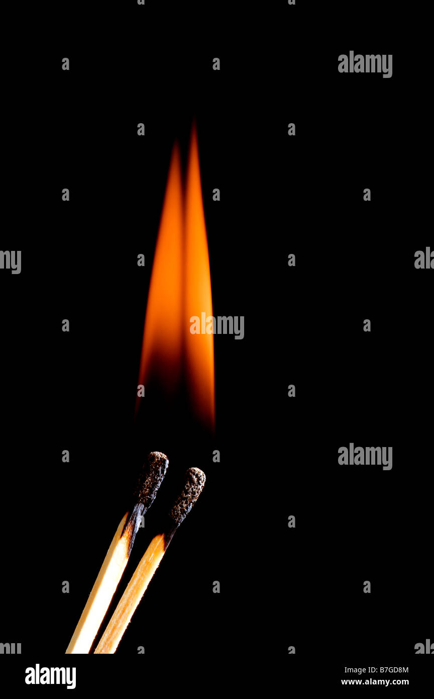 object on black match with smoke Stock Photo Alamy