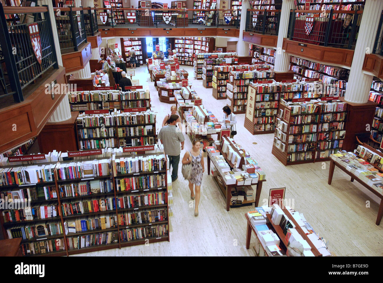 Harvard Coop University Bookstore Stock Photo Alamy