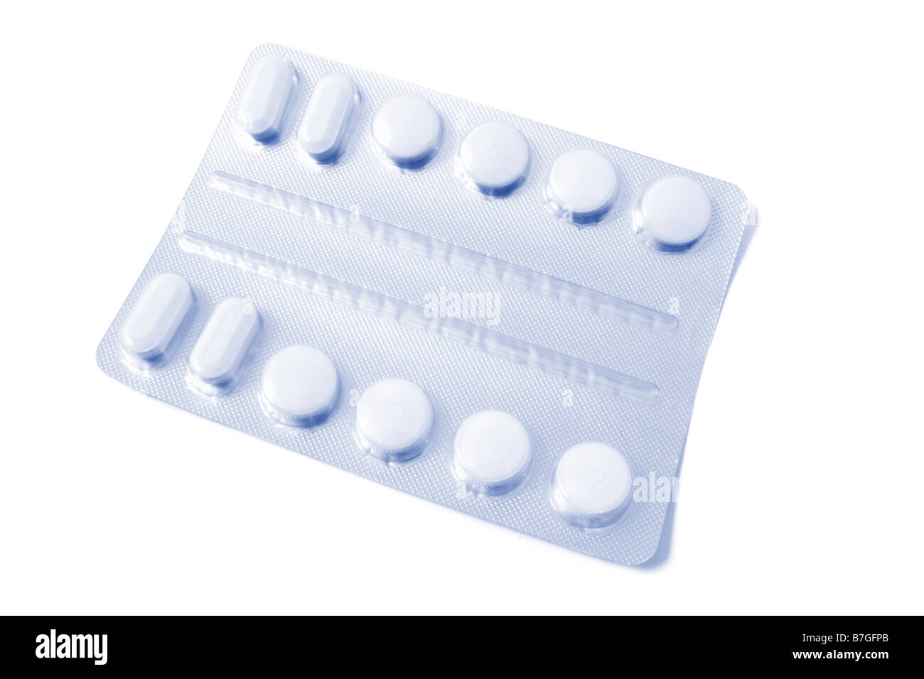 Blisterpack of Pills Stock Photo