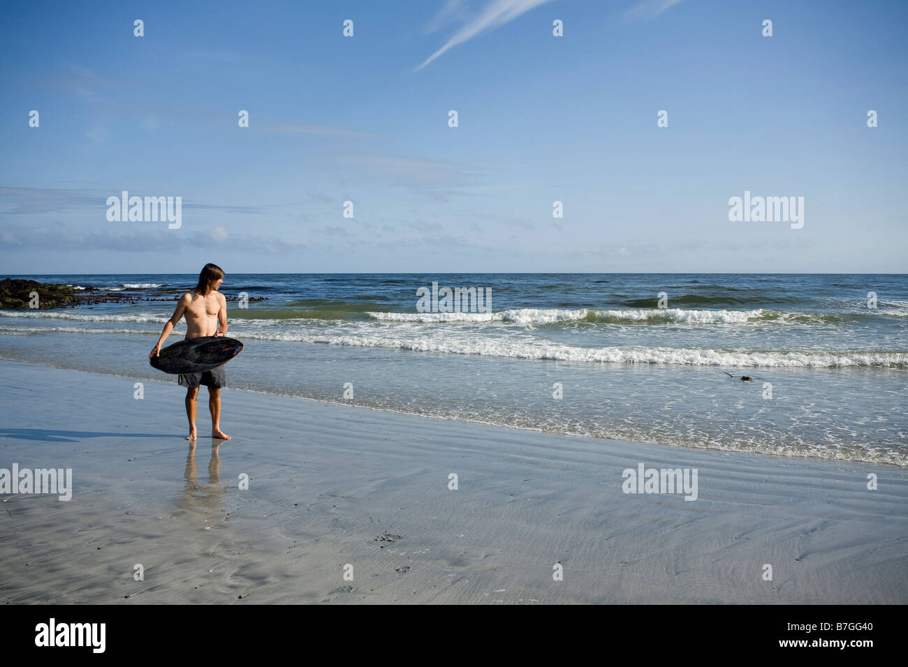 BRITISH COLUMBIA Skim boarding at Nissen Bight along the North Coast