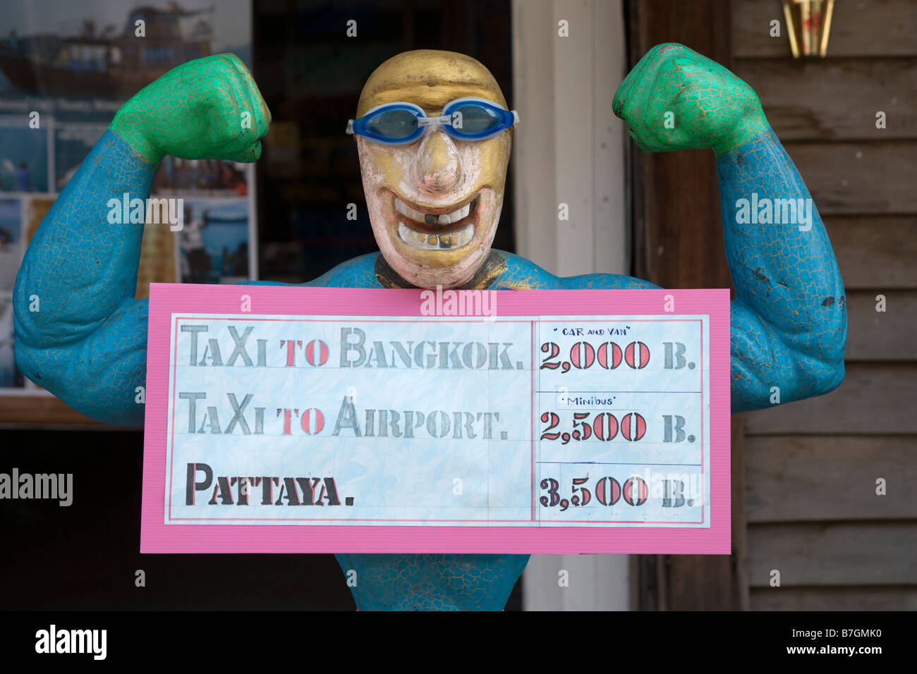Travel Agent Sign Hua Hin Thailand Stock Photo Alamy