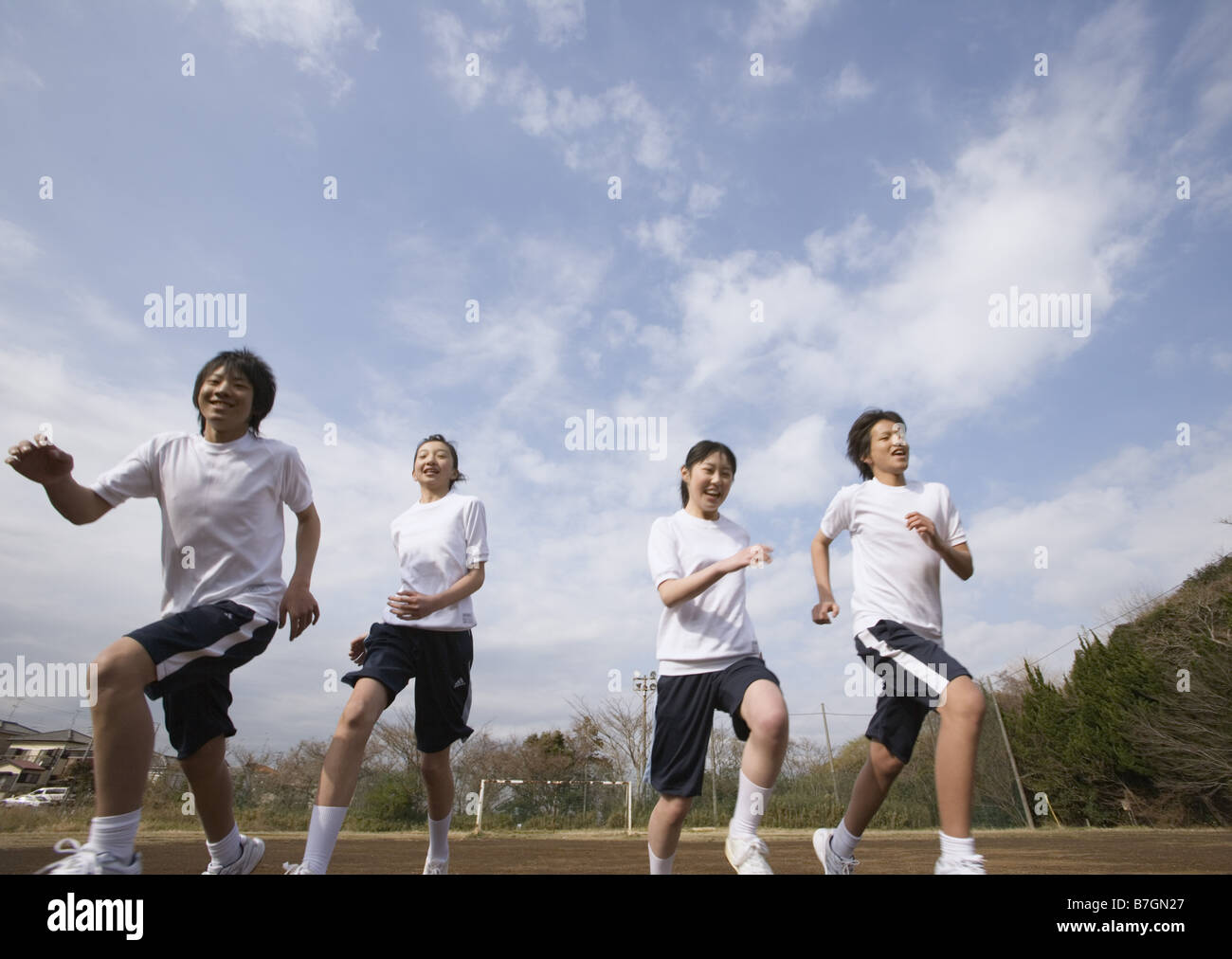 Physical Education Class Stock Photo - Alamy