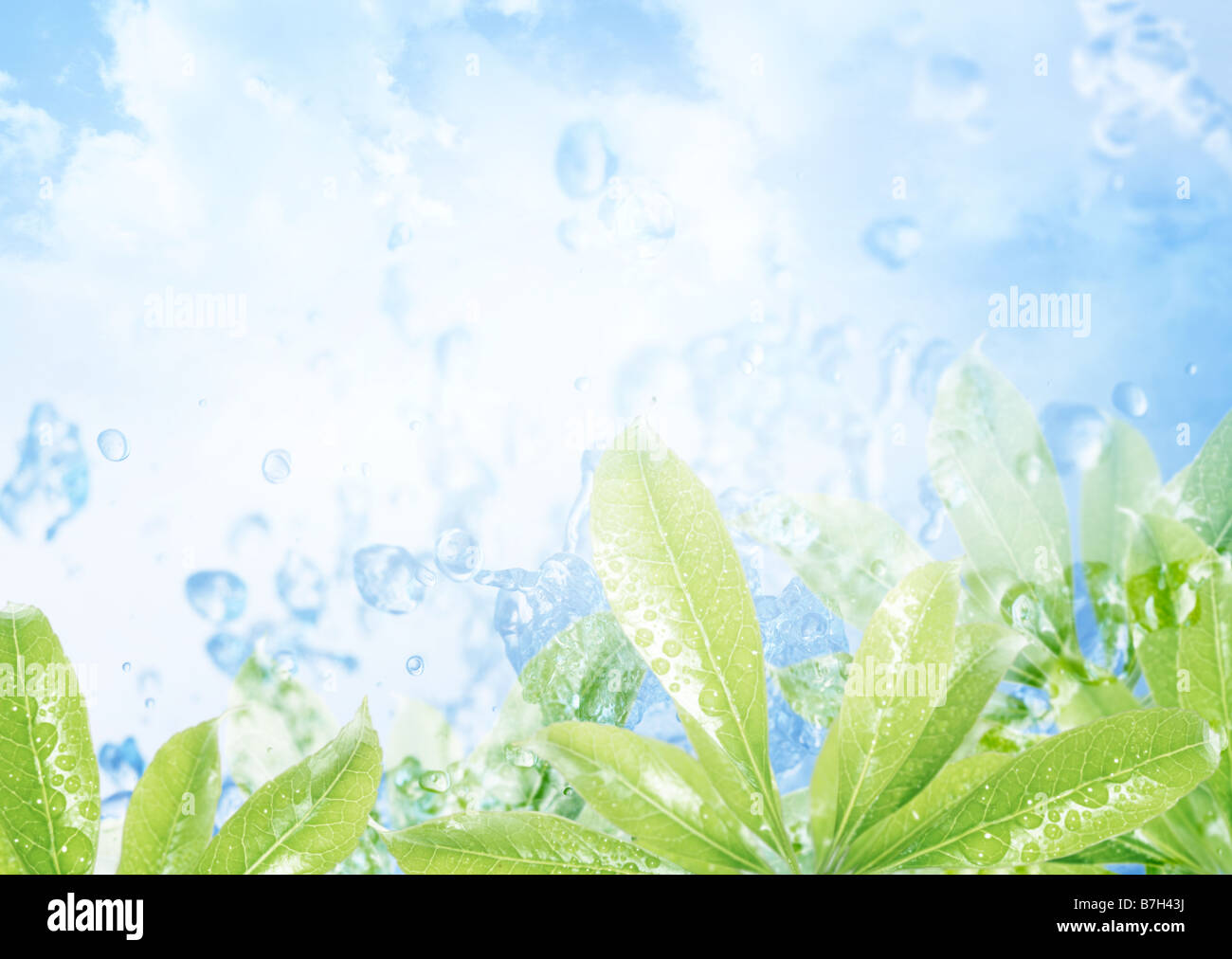Clouds water drops set hi-res stock photography and images - Alamy
