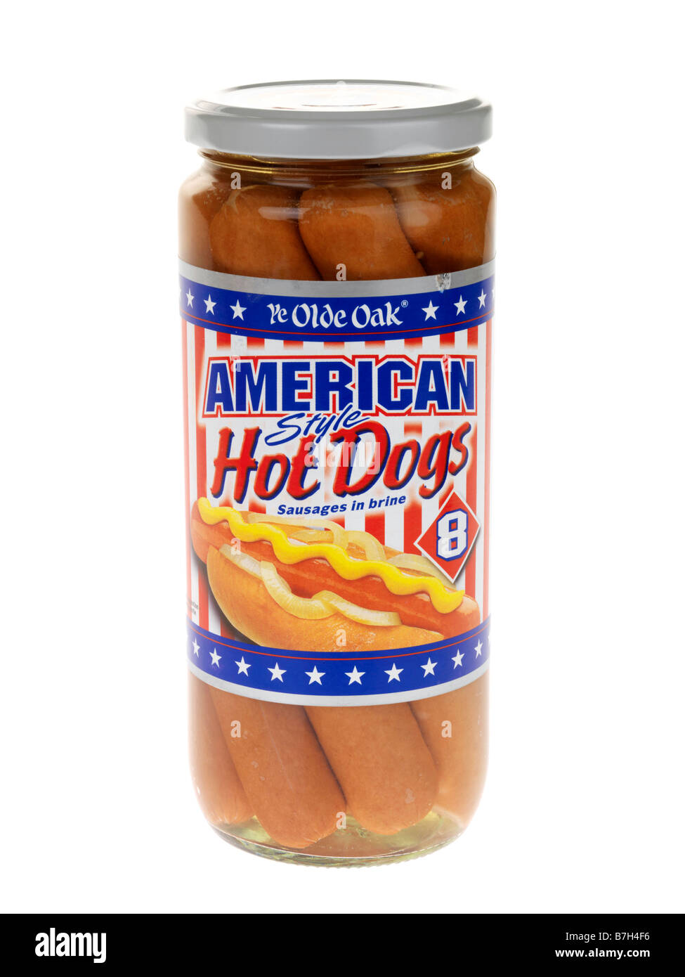 Jar of Hot Dog Sausages Stock Photo Alamy