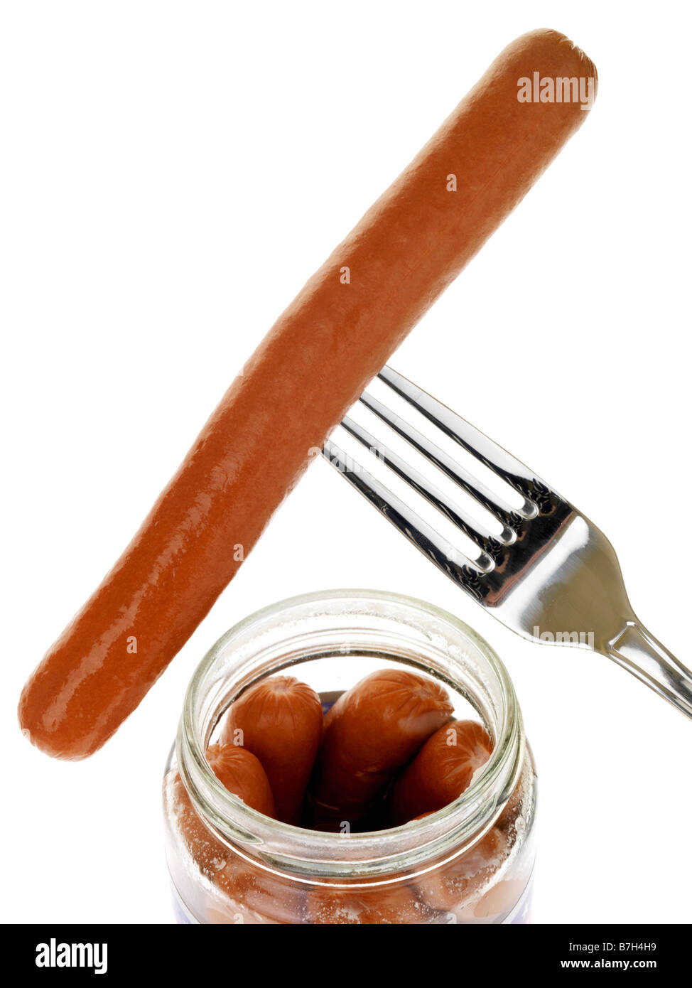 Hot Dog Sausage Stock Photo Alamy