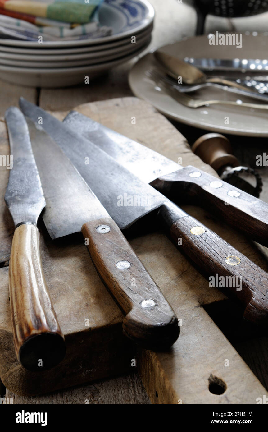 A selection of antique Italian cooking utensils Stock Photo Alamy