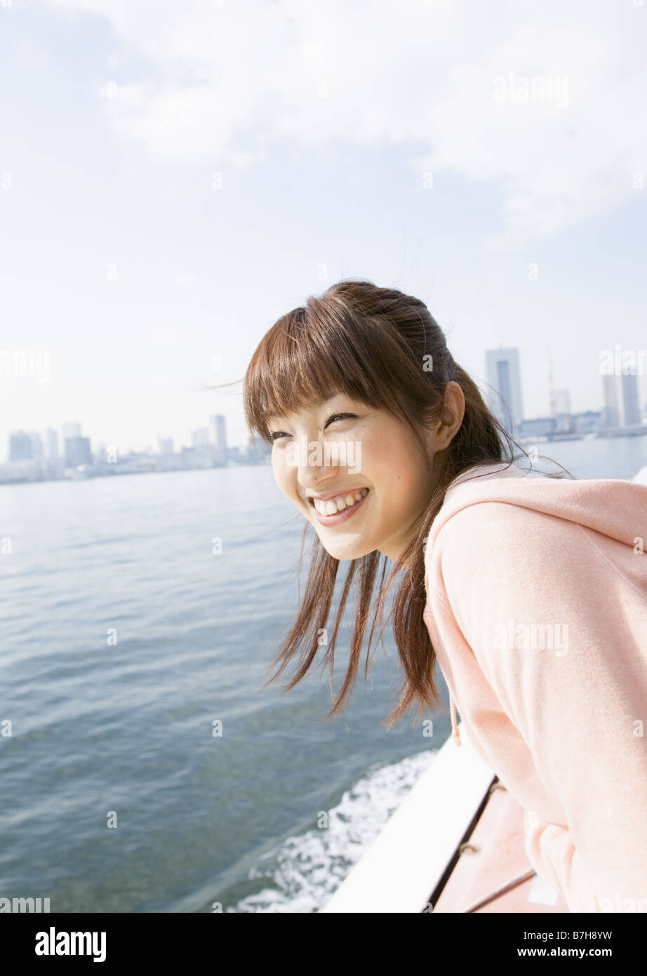 A smiling woman Stock Photo - Alamy