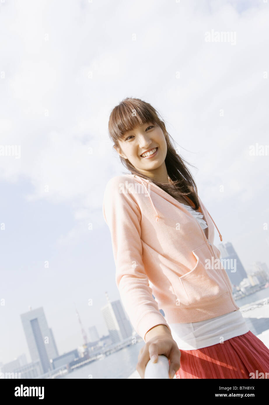 A smiling woman Stock Photo - Alamy
