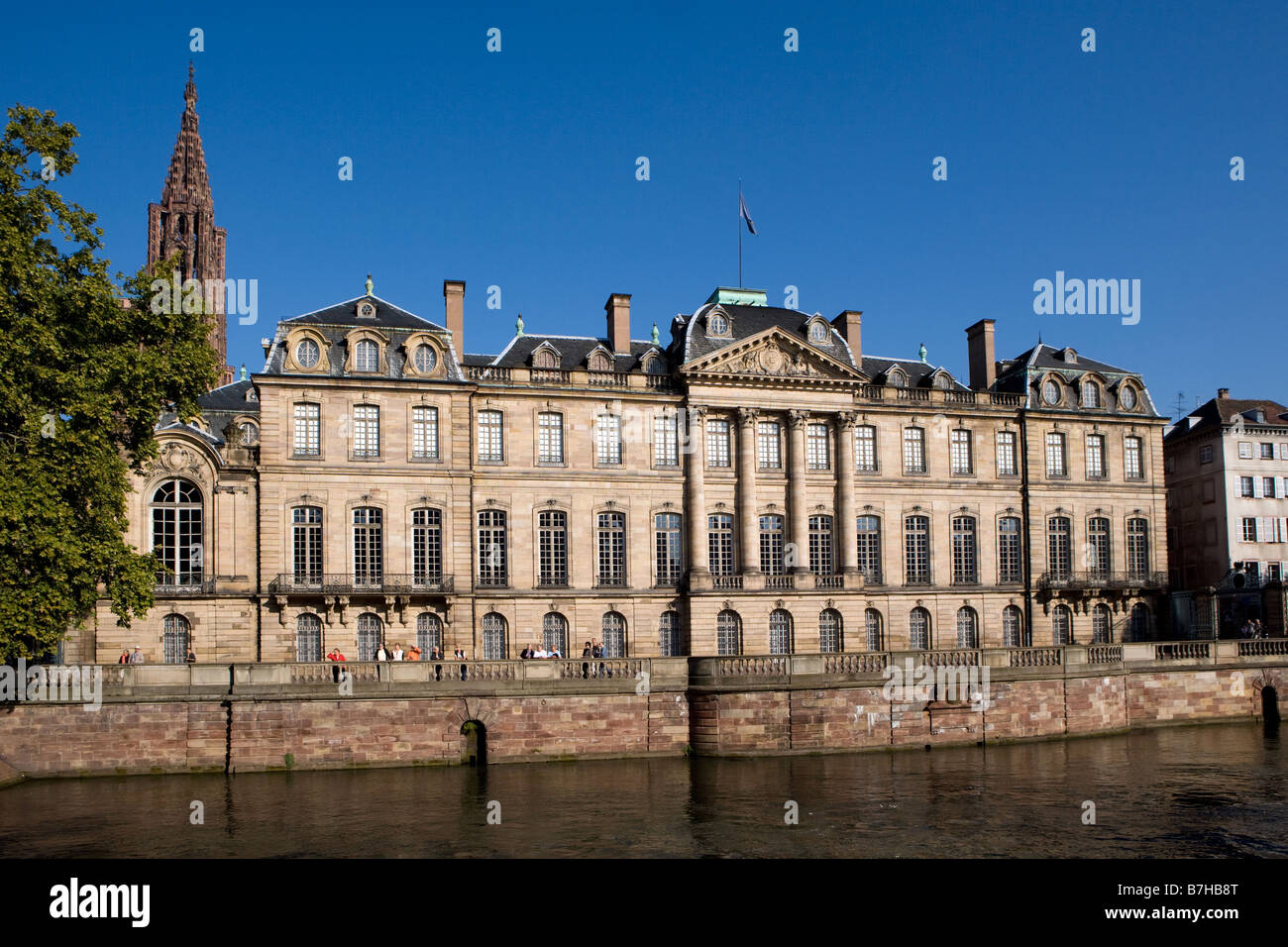 Shutterstock Palacio Rohan Palais Rohan and in the background the cathedrale Notre Dame Stock ...