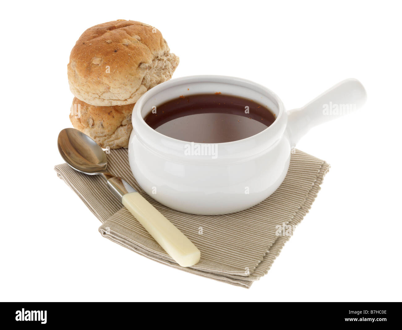 Beef Consomme Stock Photo Alamy