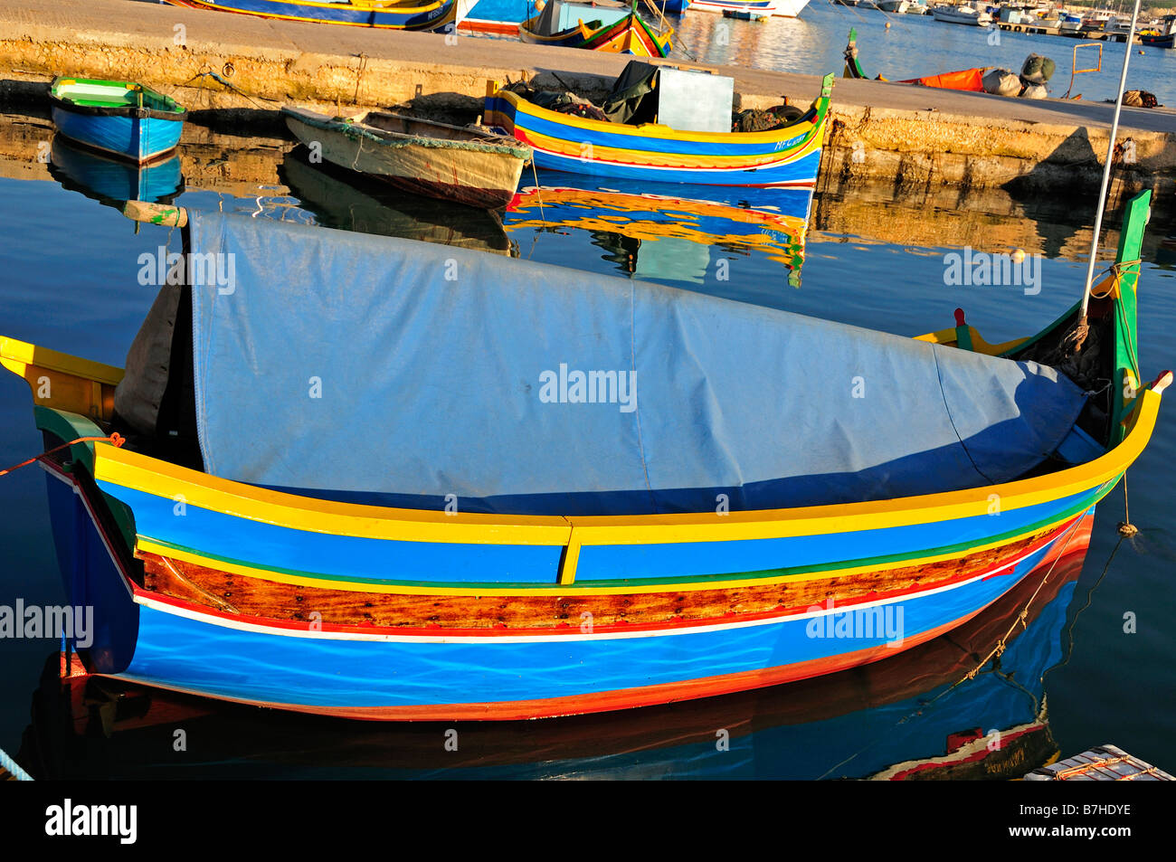 colorful boats Stock Photo