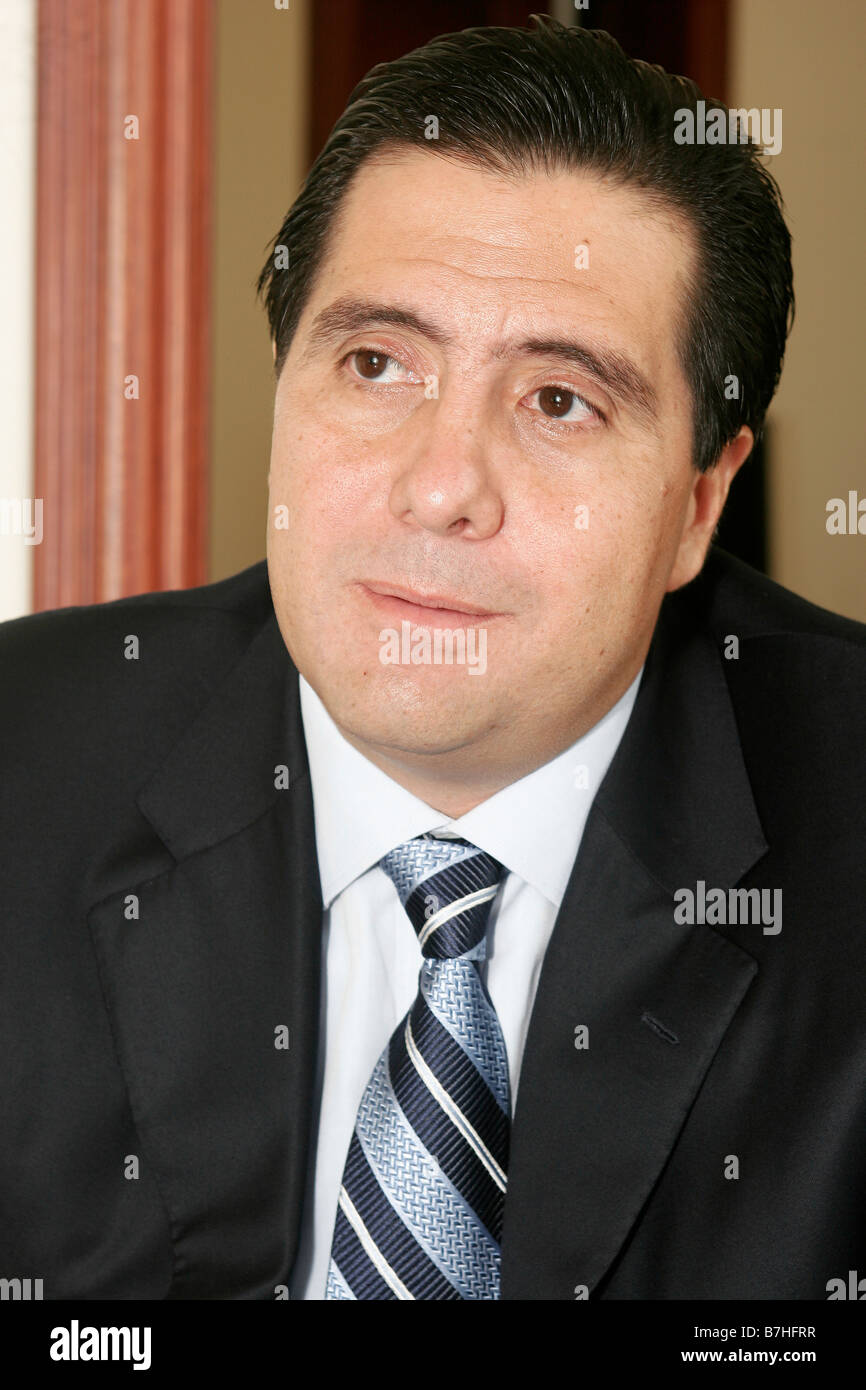 The President of Panama (2004-2009) Martin Torrijos Espino. Stock Photo