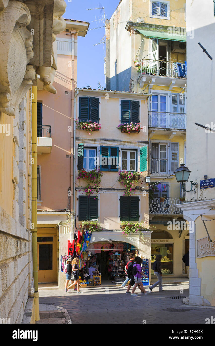 Gift Shop Corfu Town Stock Photo
